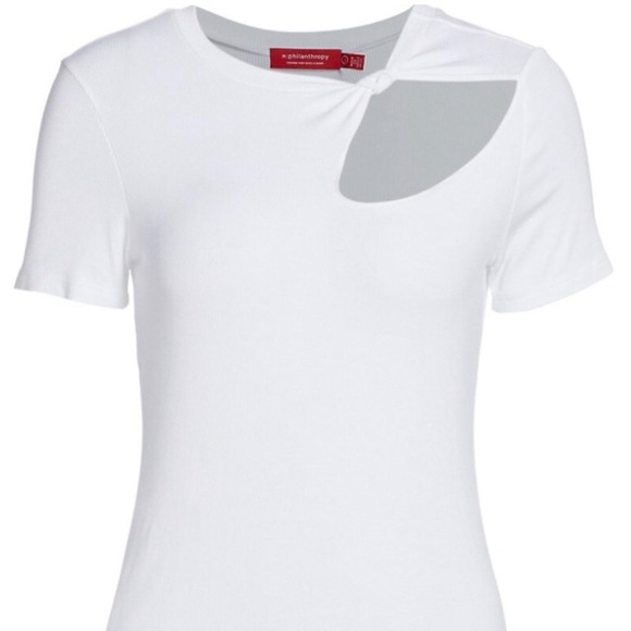 N:Philanthropy Rosey Cut-Out T-Shirt Size Medium - Picture 7 of 15